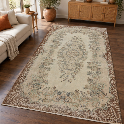 Tappeto grande lana beige - beige, e